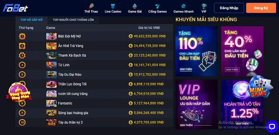 Chương trình hoàn trả hàng ngày, hàng tuần tại 33BET